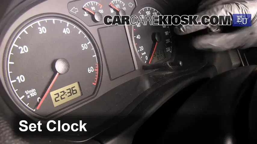 2002 Volkswagen Polo 1.4L 4 Cyl. Clock Set Clock
